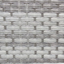 Outdoor Patio Furniture 1 Coffee Table With Clear Tempered Glass